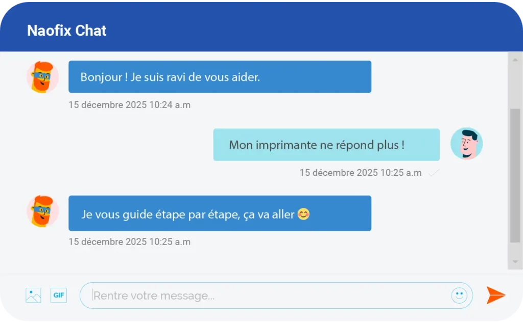 Chat conversationnel Service Desk