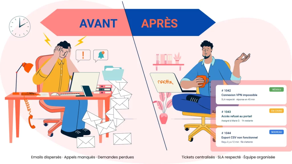 Avant / après helpdesk